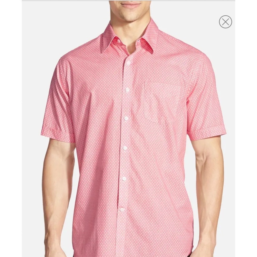 JAMES CAMPBELL Regular Fit Short Sleeve Shirt